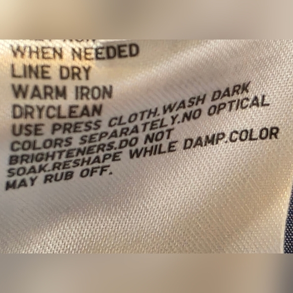 Short Sleeve Blue and White Striped Summer Shirt Lg - Picture 6 of 8